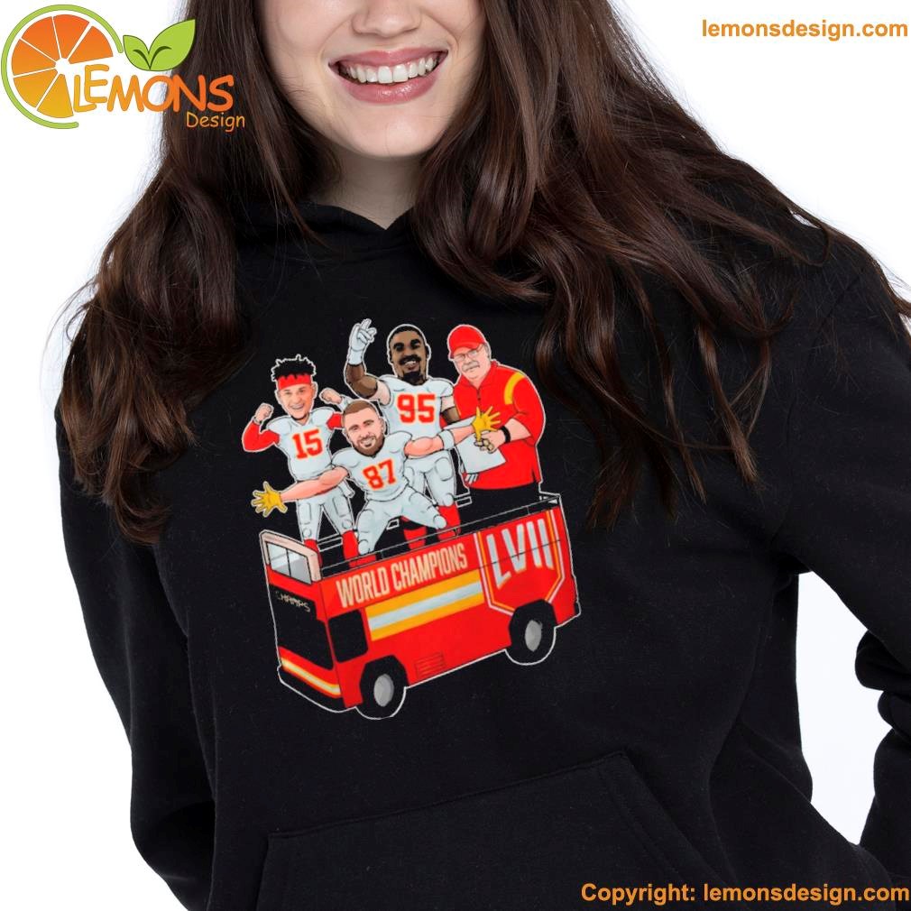 Barstool sports Kansas city 15 95 87 parade world champions lviI shirt