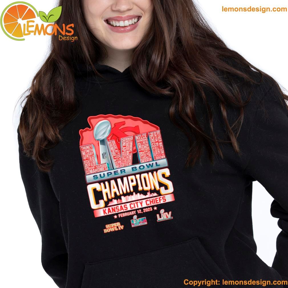 LVII Super Bowl Champions Kansas City Chiefs February 12, 2023 T-Shirt