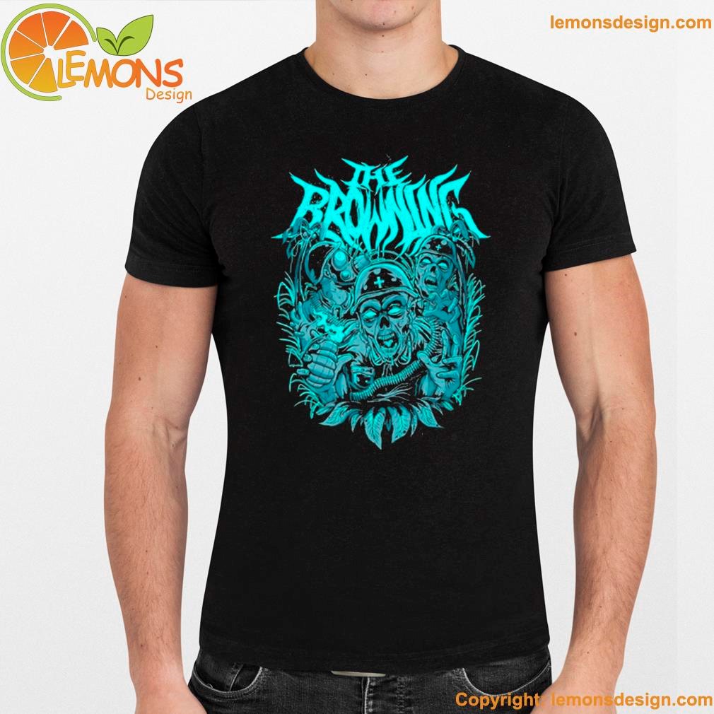 The browning zombie soldiers poison gas shirt