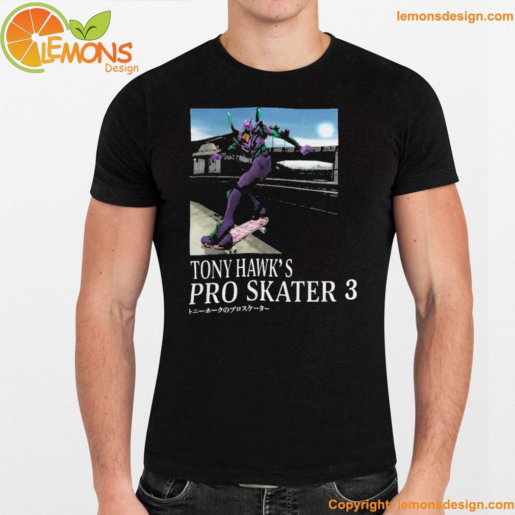 Tony hawk's pro skater 3 robot skateboarding shirt namden.jpg